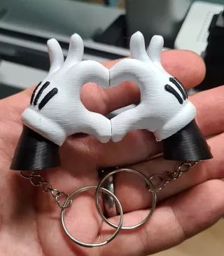 Figura 3D Rey de Corazones Mickey Mouse