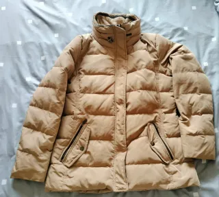 ABRIGO ACOLCHADO BEIGE MANGO