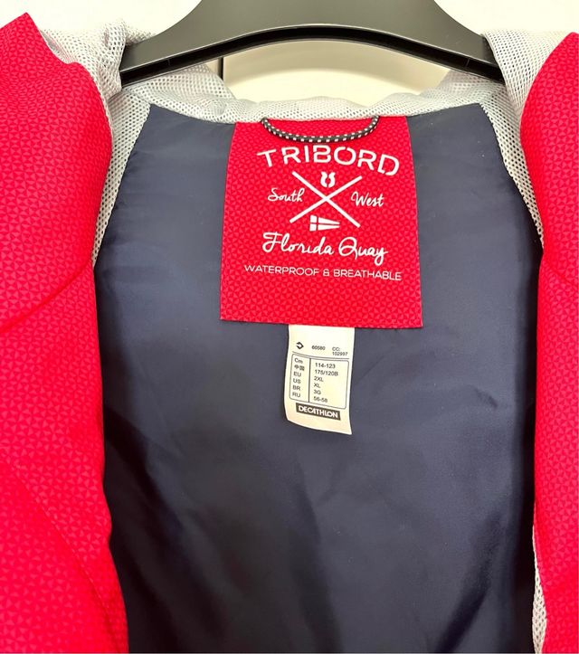 Impermeabile da Donna Tribord Fucsia Taglia 2XL