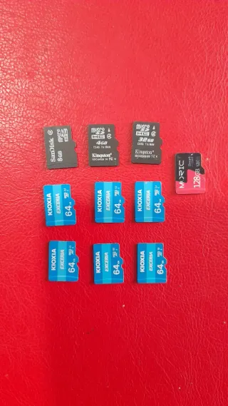 Lotto schede memoria varie marche