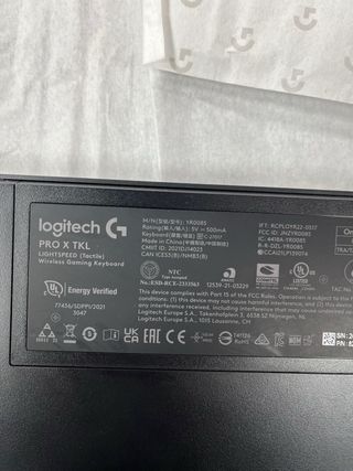 Teclado Logitech G Pro X TKL Lightspeed #16A498