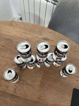Set completo 10 latas Pokka Coffee Dragon Ball