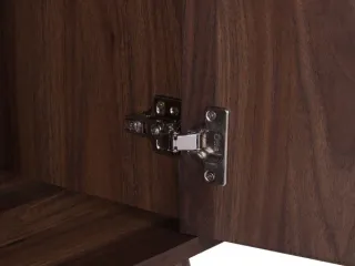 Mueble TV Madera Oscura Estilo Mid-century