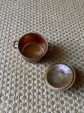 7 Miniaturas Cobre Antigas,valor unitário