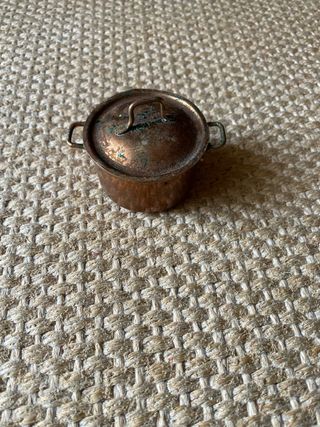 7 Miniaturas Cobre Antigas,valor unitário