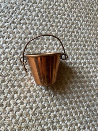 7 Miniaturas Cobre Antigas,valor unitário