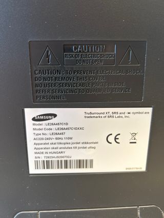 Samsung TV 26 pulgadas