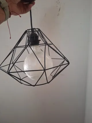 Lámpara de mesa DUPIIMPORT diseño alambre