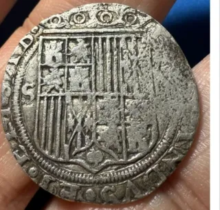 4 Reales Reyes Católicos Plata Antigua certificado