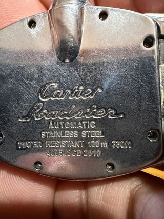 Orologio Cartier Automatico Quadrante Nero