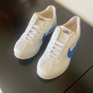 Zapatillas Nike Cortez Blancas y Azul