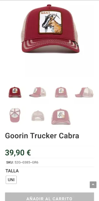 Gorra Goorin Bros Trucker Cabra