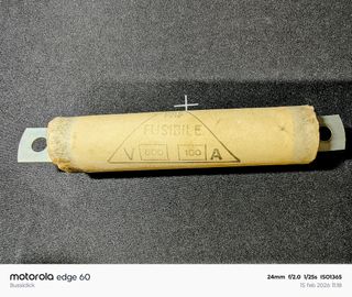 Fusibile industriale 600V 100A