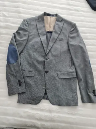 Americana Zara Talla 48 Azul