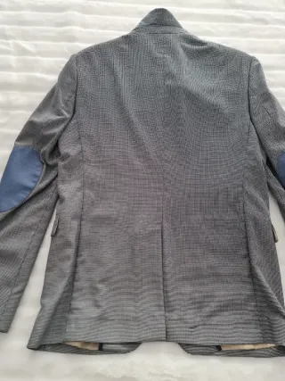 Americana Zara Talla 48 Azul