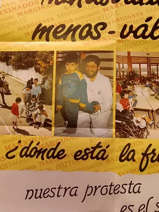 Cartel San Juan de Dios - Minusválido. Años '80