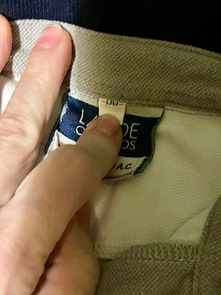 Lote 2 polos Laude Talla 00