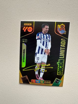 Panini Adrenalyn Oyarzabal Edición Limitada Firmad