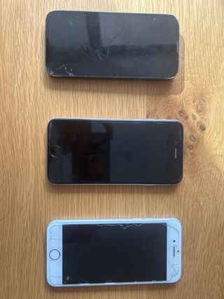 Lote 3 iPhones: 10, 6s y 6 (Negro y Blanco)