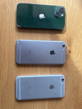Lote 3 iPhones: 10, 6s y 6 (Negro y Blanco)