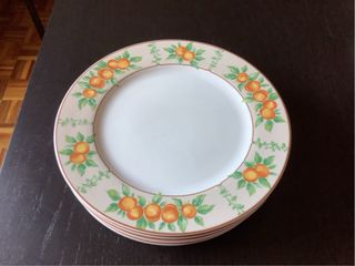 6 platos planos vista alegre