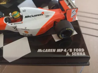 Coche Minichamps 1:43 McLaren MP4-8 Ford A.Senna