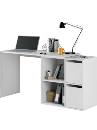 Habitdesign Escritorio Blanco Reversible