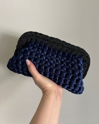 Borsa clutch crochet/uncinetto