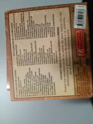 Gomaespuma Clásicos Publicidad CD y DVD.