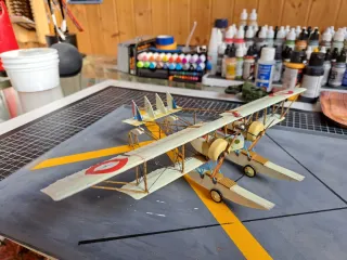 Maqueta Avión WWI Caudron G4