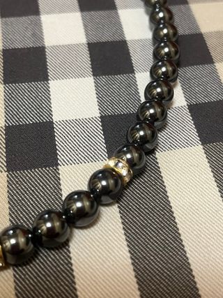 Collana Ematite Taiwan con Cristalli