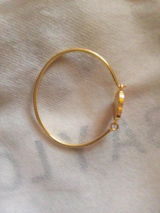 Pulsera Bimba y Lola dorada y roja
