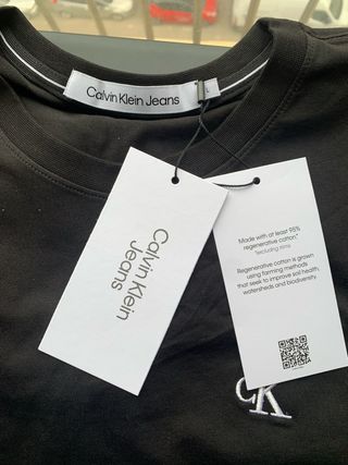 Camiseta Calvin Klein Jeans Negra Básica