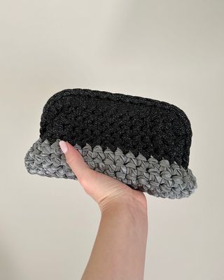 Borsa clutch crochet/uncinetto