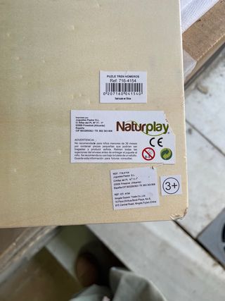 Puzzle de madera números y vehículos