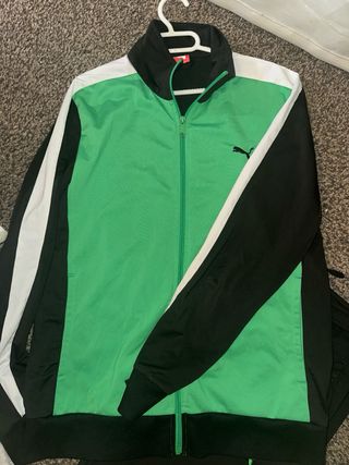 Chándal Puma Hombre Negro y Verde/ original