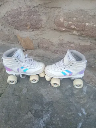 Patines 4 Ruedas Oxelo Blancos