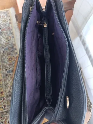 Bolso Negro Piel V&L