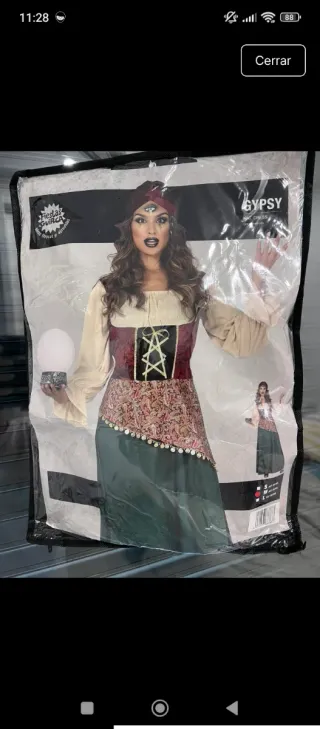 Disfraz Pitonisa Talla M