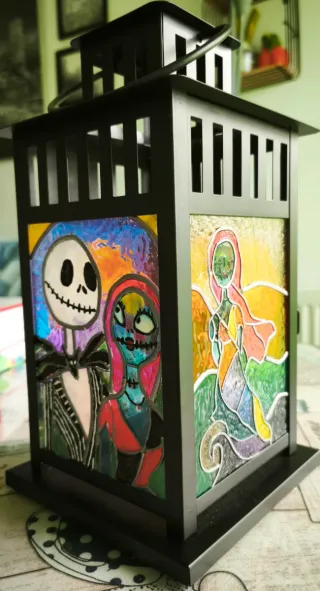 Farol decorativo Pesadilla antes de Navidad