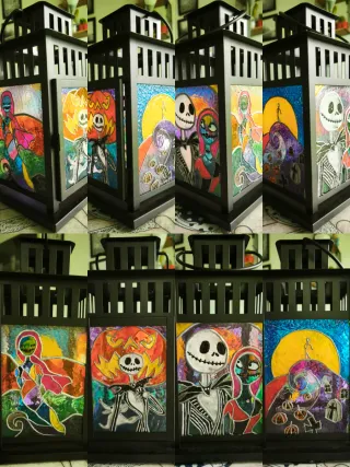 Farol decorativo Pesadilla antes de Navidad