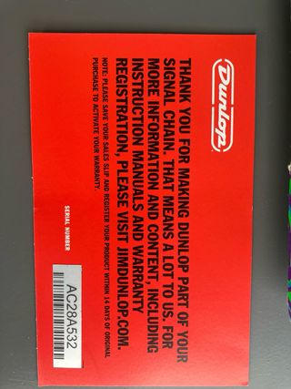 Dunlop JHW1 Hendrix ’69 Psych Fuzz Face Mini Pedal