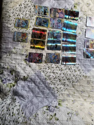 Lote Cartas Pokémon V, EX, GX + Álbum