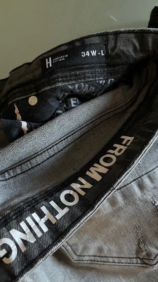 Jeans Hoodrich grigi strappati