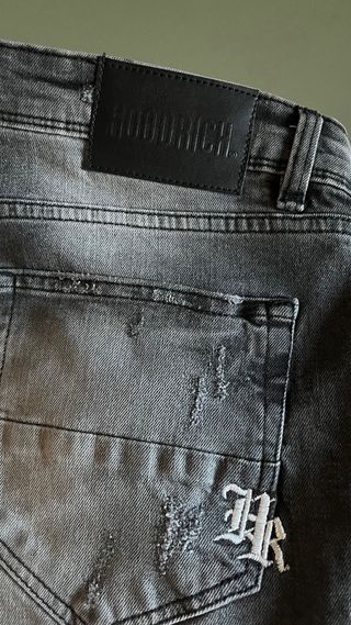 Jeans Hoodrich grigi strappati