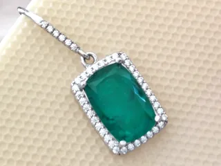 Orecchini Argento con Smeraldi