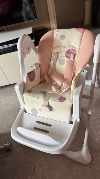 Trona Kinderkraft rosa infantil