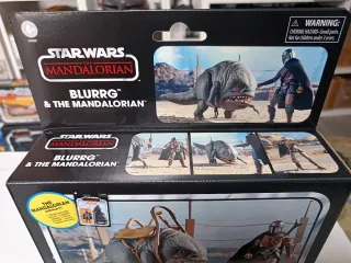 Figura Star Wars The Mandalorian Blurrg & Mando