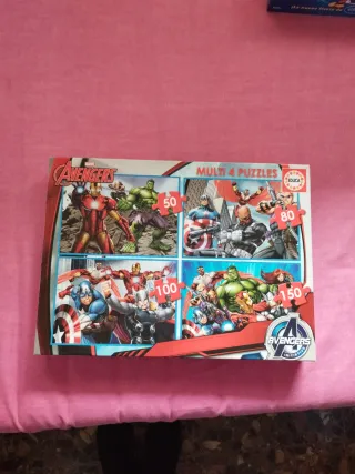 Puzle Avengers Multi 4 Puzzles Educa