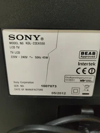 Sony Bravia 22 TV